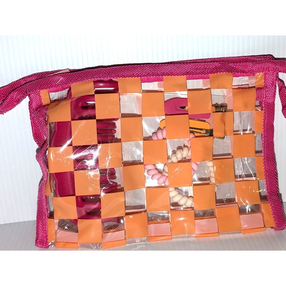 Target Bullseye's Playground 5pc Accessories Hair Set in Pink/orange Bag